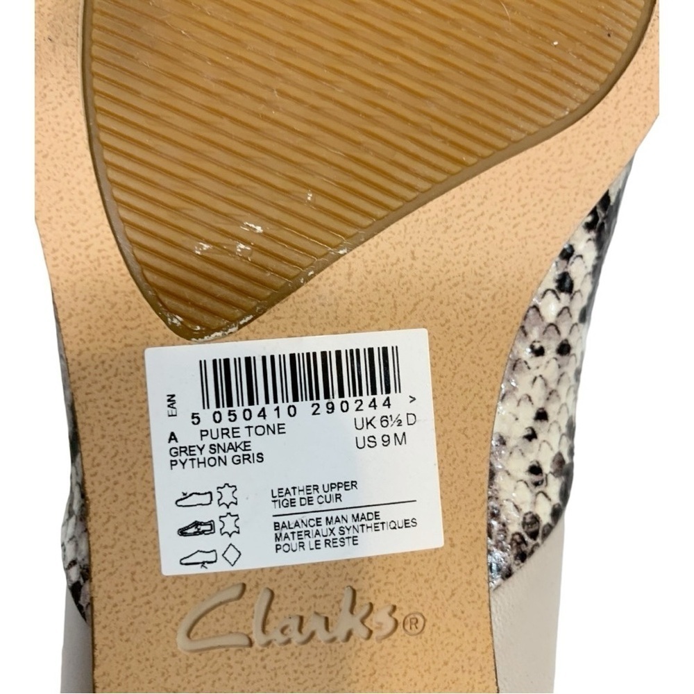 Clarks Pure Tone Slip On Loafer Flats Size 9 NEW - Picture 11 of 11